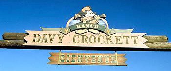 Entrée du ranch Davy Crockett